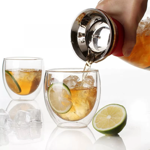 Double-Walled Borosilicate Glass Cup - Thermal Insulated & Durable for Hot and Cold Drinks - Image 4