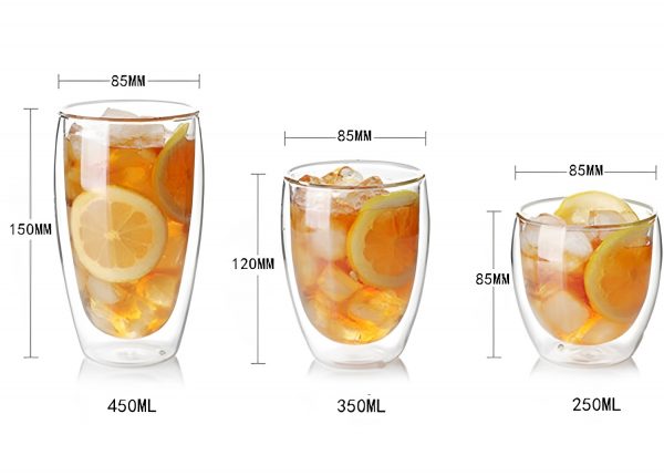 Double-Walled Borosilicate Glass Cup - Thermal Insulated & Durable for Hot and Cold Drinks - Image 8