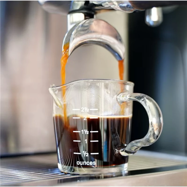 Heat-Resistant Glass Espresso Measuring Cup - 70ml Precision Coffee Shot Jug with Easy-to-Read Markings - Image 3