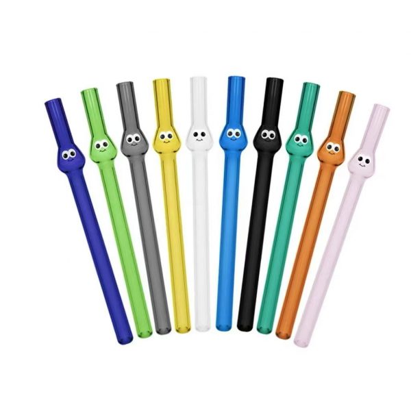 Adorable Big-Eye Glass Straws – Reusable,  High Borosilicate, Colorful & Instagram-Worthy - Image 2
