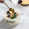 360ML Borosilicate Glass Mug with Handle – Heat-Resistant Breakfast Cup for Coffee, Milk Tea, Juice & Cocktails - Image 3