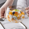 360ML Borosilicate Glass Mug with Handle – Heat-Resistant Breakfast Cup for Coffee, Milk Tea, Juice & Cocktails - Image 4
