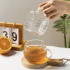 pumpkin shaped glass mug