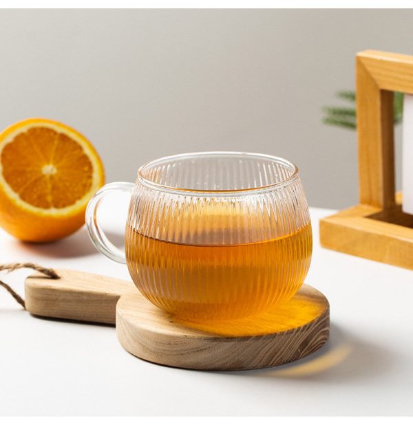 380ML Borosilicate Pumpkin Shaped Glass Mug – Creative Heat-Resistant Cup for Coffee, Juice, Milk, Tea & Matcha - Image 6