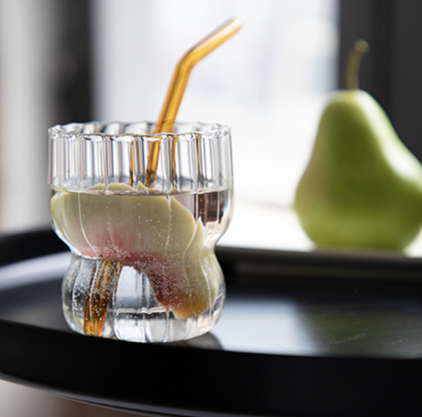 260ML Lovely Flower Borosilicate Glass Cup – Ideal for Breakfast, Matcha, Desserts, Ice Cream & Hot or Cold Drinks - Image 4