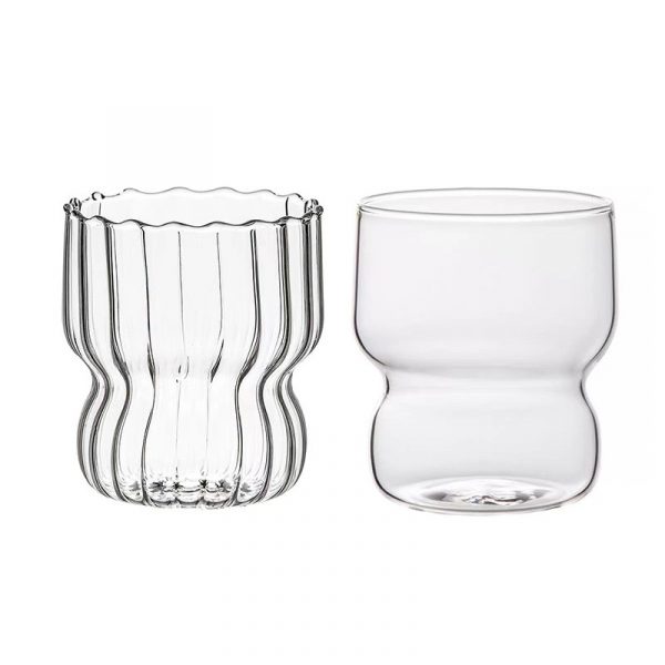 260ML Lovely Flower Borosilicate Glass Cup – Ideal for Breakfast, Matcha, Desserts, Ice Cream & Hot or Cold Drinks - Image 9