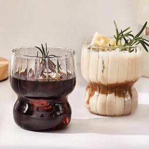 Flower Borosilicate Glass Cup
