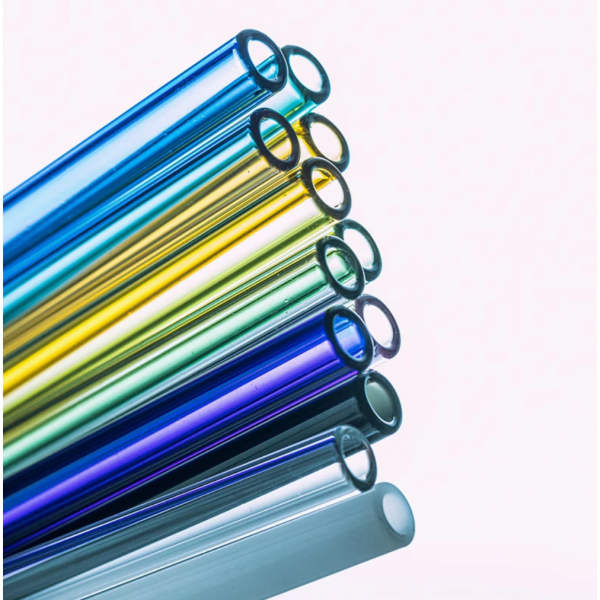 Classic 8*200mm Borosilicate Glass Straight Straws Reusable Eco -Friendly & Durable Drinking Straws - Image 3