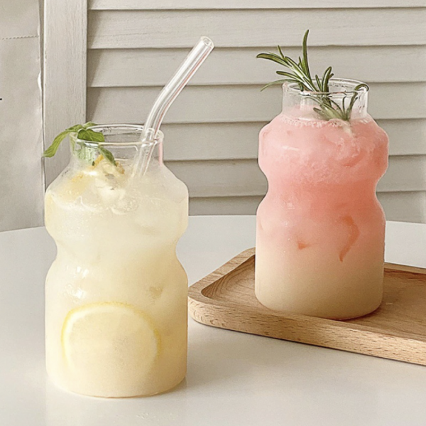 260ML/420ML High Borosilicate Yakult Style Glass Cup – Cute Mug for Matcha, Juice, Cocktails & Iced Drinks - Image 4