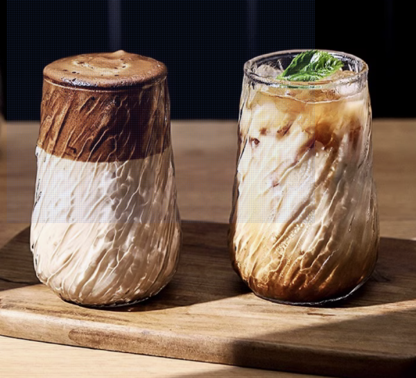 400ML Heat-Resistant Borosilicate Glass Mug – Ice Patterned Cup for Matcha, Juice, Coffee, and More - Image 8
